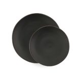 Heirloom Stoneware - Black - dessert-plate-6
