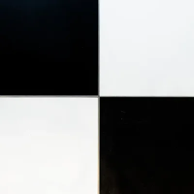 Black & White Dance Floor - black-white - 12-x-16