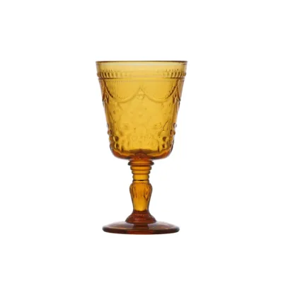 Debutante Collection - amber-goblet