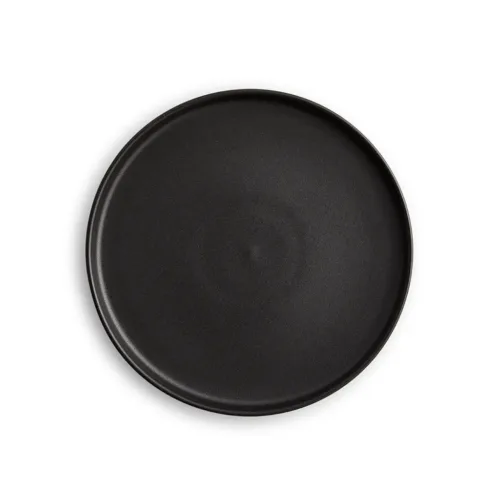 Modern Rim Black Collection - salad-dessert-plate-black-8